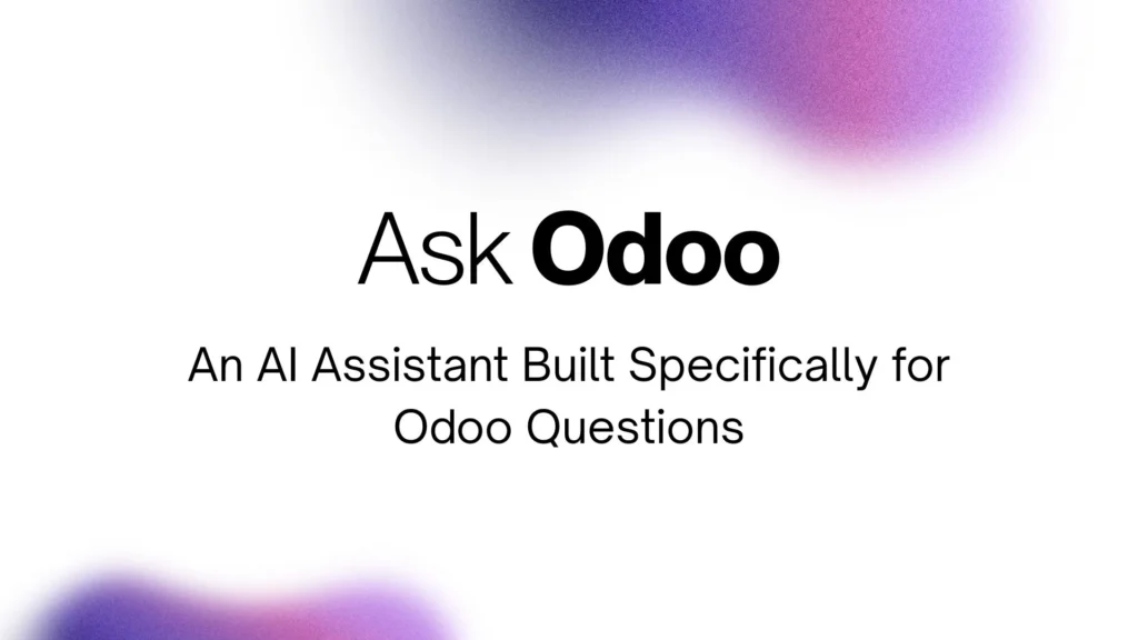 Ask Odoo AI assistant answering Odoo questions for consultants and developers.